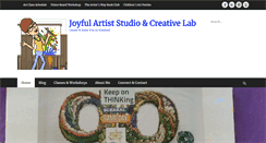 Desktop Screenshot of joyfulartiststudio.com